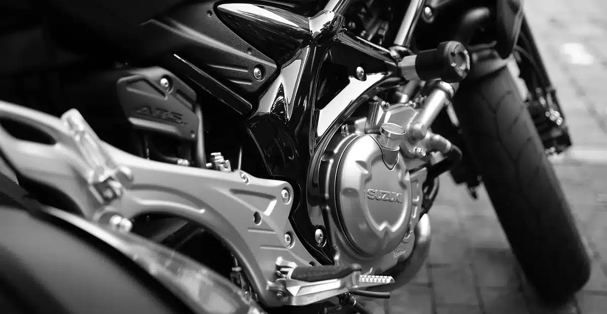 XPulse-style motorcycle with utilitarian styling and visible simple components