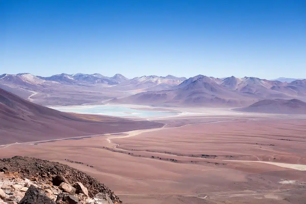 Vast arid plateau with sparse scrub illustrating the Tchigai Plateau